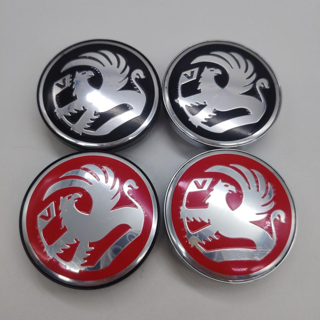 4Pcs/set 58mm With Vauxhall VXR Sticker Car Wheel Center Cap Rim Hub Caps Dustproof Cover Modification Replacement Accessories