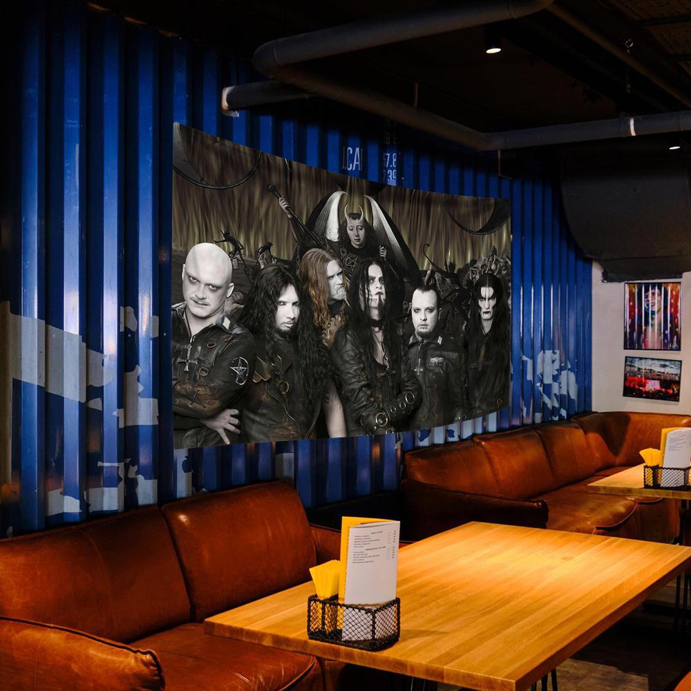 Norwegian Symphonic Black Metal Band Tapestry Dimmu Borgirs Rock Music Home Decor Aesthetics Bedroom Backdrop Wall Hanging Cloth