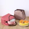 1pcs Striped Lunch Insulated Bag Oxford Cloth Waterproof Large-Capacity Bento Storage Pouch for Food & Lunch Box Carrying