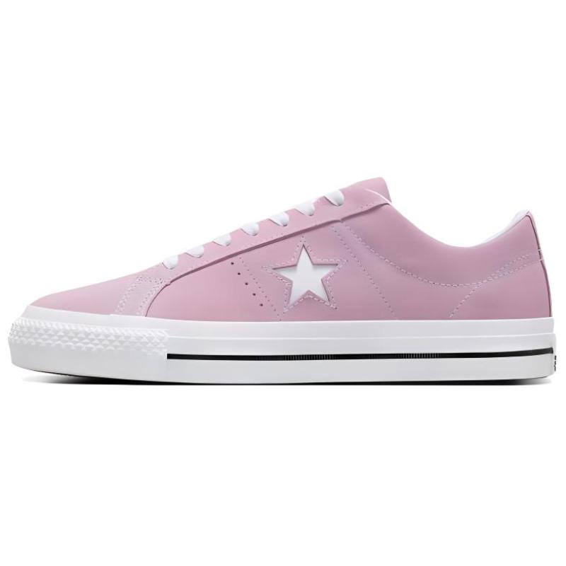 

Converse One Star Pro Fashionable and Versatile Wear-Resistant and Breathable Low-Top Board Shoes Unisex Purple and White 35