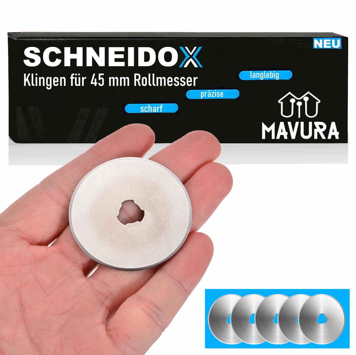 

SCHNEIDOX 45mm rotary cutter replacement blades round knife round blades 5pcs