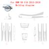Car-Styling Carbon Fiber Car Interior Center Console Color Change Molding Sticker Decals For BMW X6 F16 2015-2018