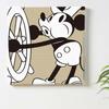 Disney Mickey Mouse Art 100cm X XL Made In Stylish Interior Living Room Beige Character Fabric Panel Panel, 100cm, Size, Japan, Poster, Decor, Decor,