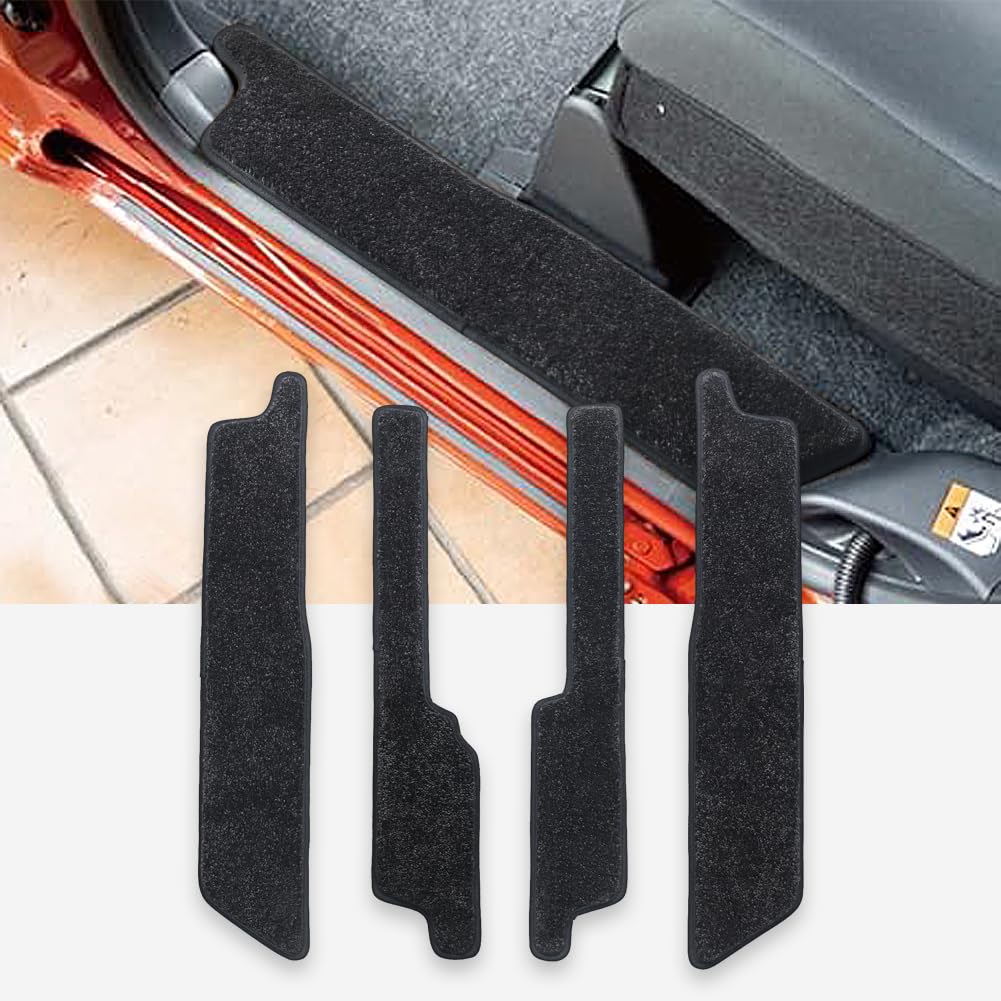 LUCKEASY Side Step Mats for Toyota New Sienta 3rd Generation 2022 and Set of 4 (10 Series), (MXP1, MXPC10G) (August - Present), Stain-Resistant,
