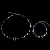 Fashion Water Drop Necklace Transparent Raindrop Earrings Simple Tassel Earrings Necklace Bracelet Niche Personalized Jewelry