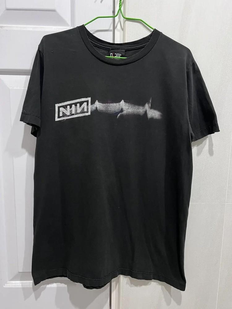 

Reprint Nine Inch Nails NIN Tee Industrial rock Metal Band T shirt NH26360 Unisex T-Shirt S