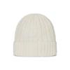 VARZAR VA Applique Cable Knit Beanie Ivory