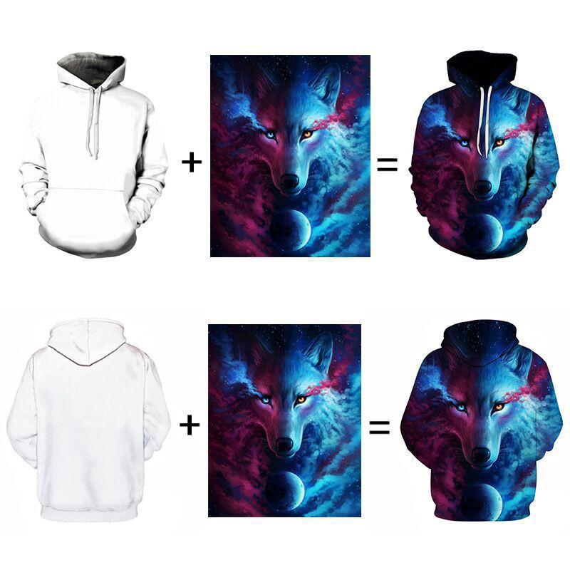 Unisex Oversized Hooded Sweatshirt With Dice Print Long Sleeve Cotton Blend Pullover Winter