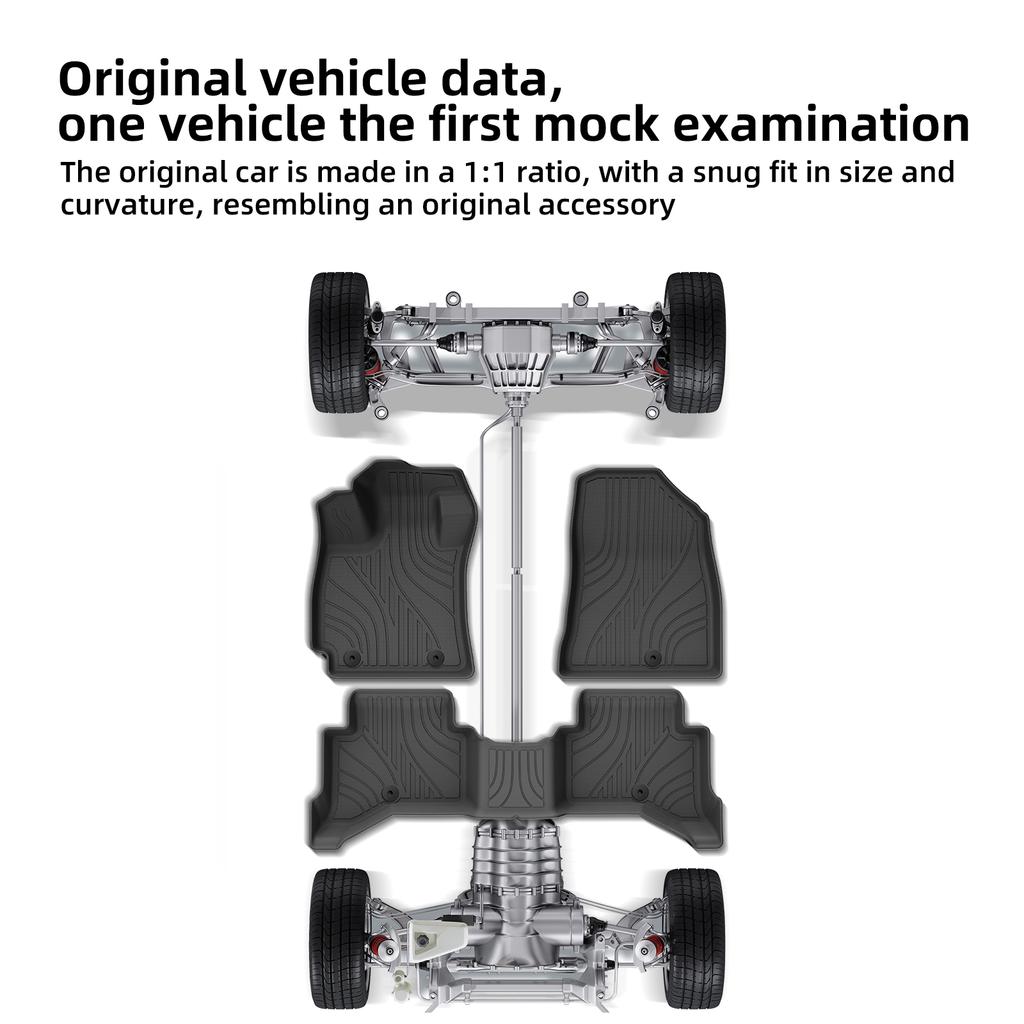 Smabee Left Drive for Kia Seltos 2026+ Hybrid (Korean Version) Car Floor Mats Cargo Liner Trunk Pad TPE 3D Foot Mat Accessories
