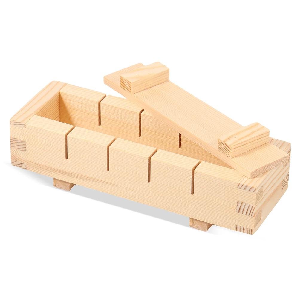 2025 Hot Sushi Press Mold Wooden Rectangular Nigiri Rice Box Sushi Rice Roll Maker Kitchen Gadget Home Restaurant Kichen Tool