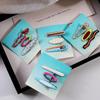 Dopamine Girl Colorful Makeup Duckbill Clips Set - Hairpins & Hair Accessories for Side Bangs
