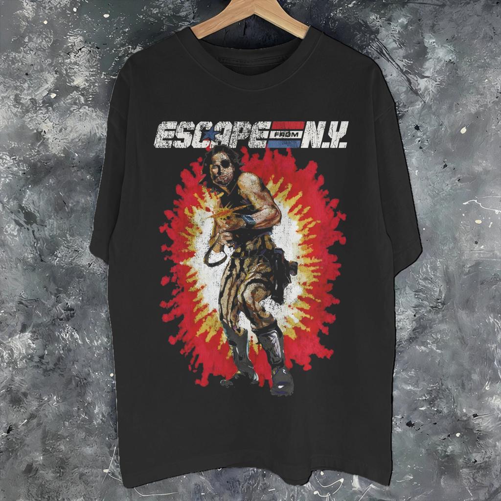 Unisex Unisex Fashion Escape From New York Snake Plissken Tee T Shirt Pure Cotton Tshirts Clothing
