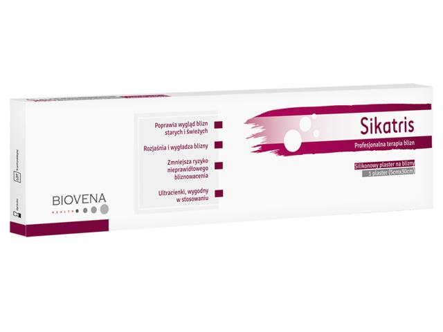 Sikatris, patch en silicone pour cicatrices, 5x30, 1 pièce