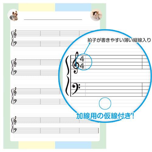 Musical Staff Paper / 3 Types: Grand Staff, Grand Staff with Bar Lines, and Staff Only (5 Sheets of Each Type, 15 Sheets Total) / A4 Size / Musical St