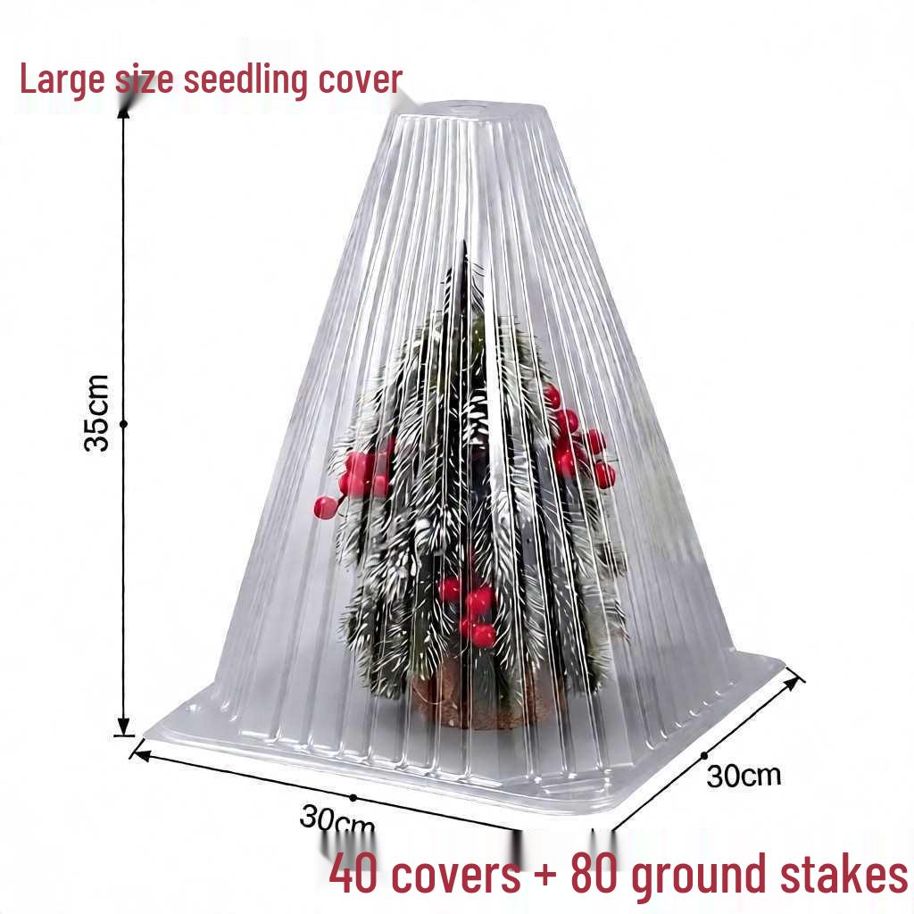 Durable Seedling Protection Cover: Windproof, Frostproof, Insect & Bird Barrier for Vegetables, Reusable Greenhouse Shield