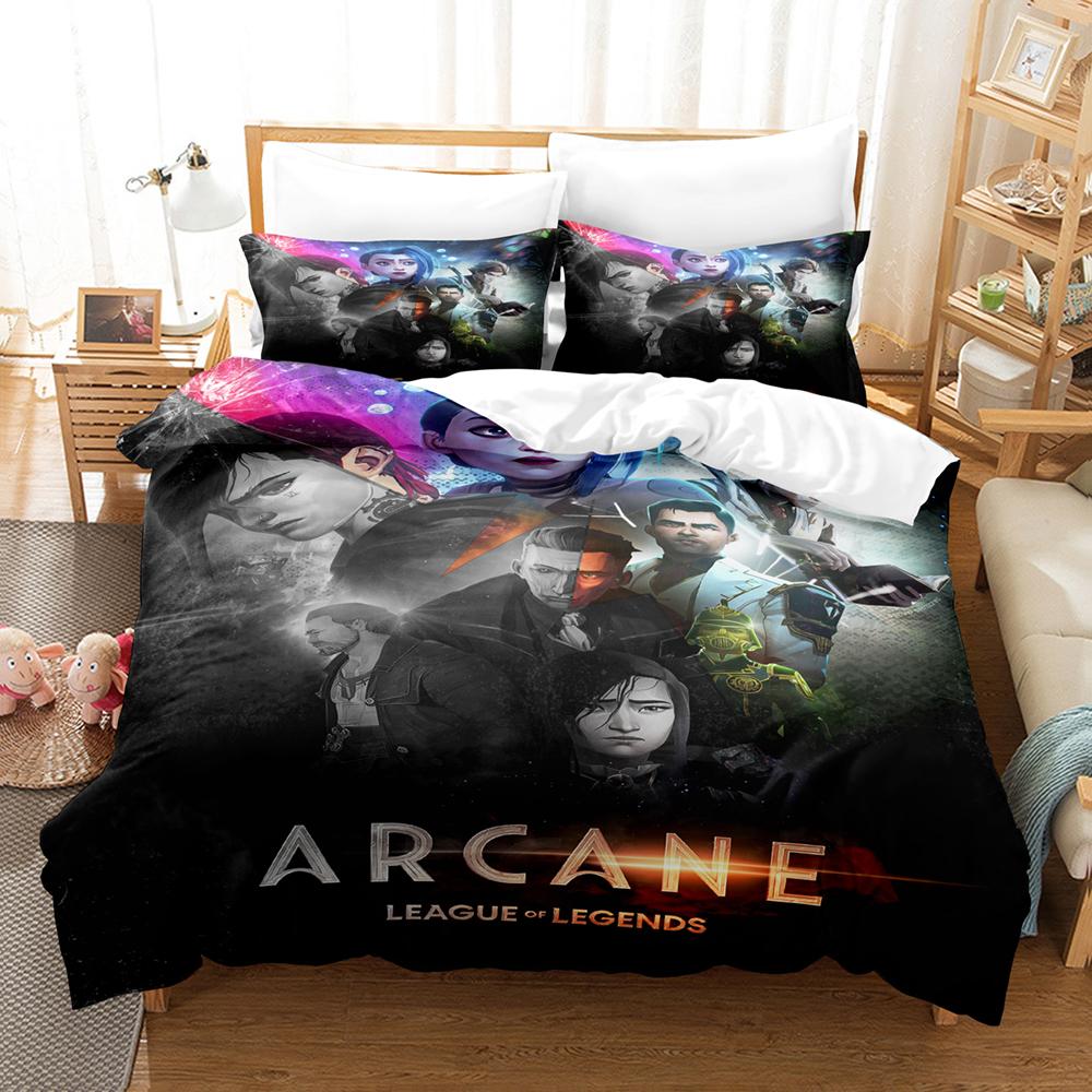 3D Print League of Heroes Bedding Set Single Twin Full Queen King Size Game Anime Bed Set Aldult Kid Bedroom Duvet Cover Sets