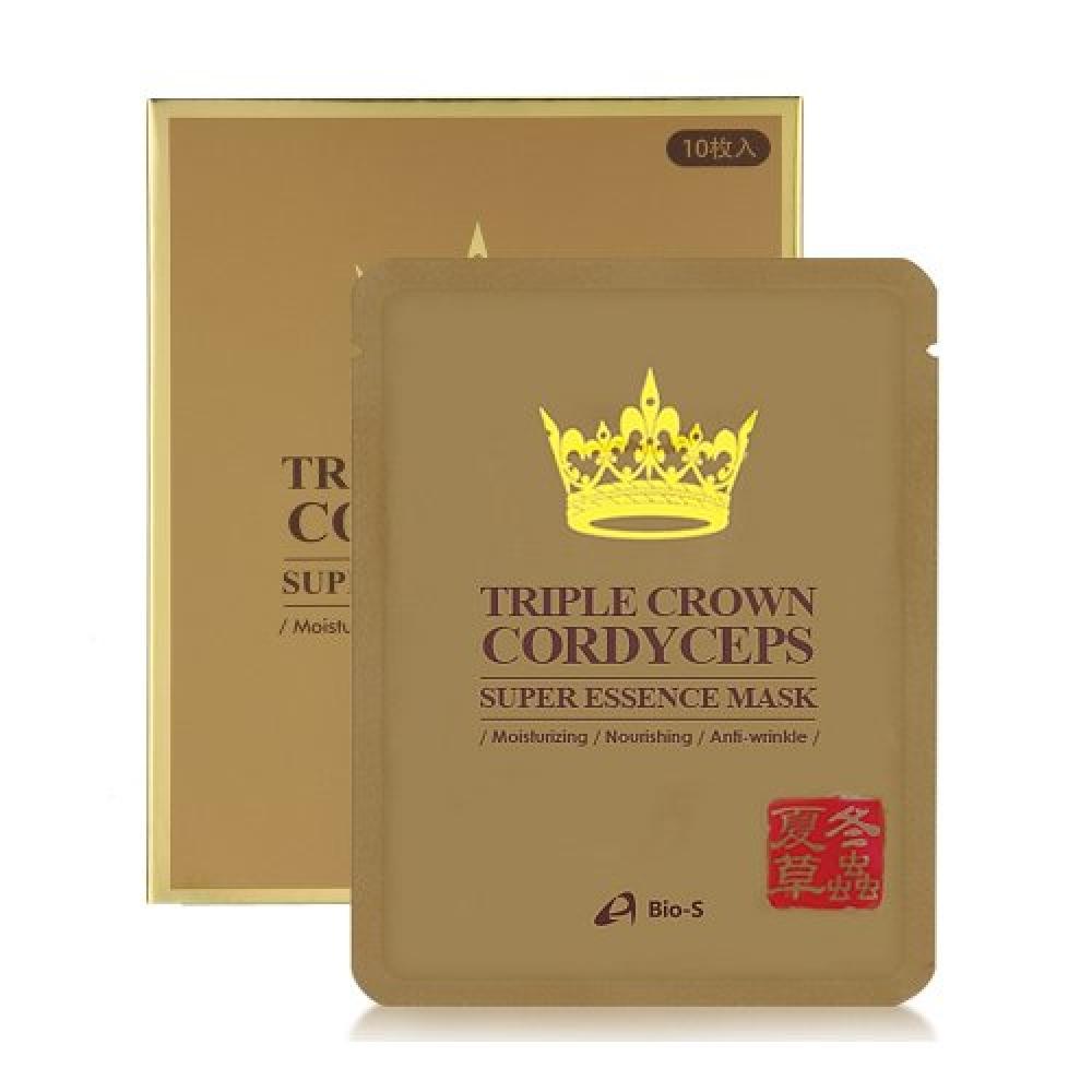 Bio S Triple Crown cordycepS Super eSSence maSk 10 SheetS none