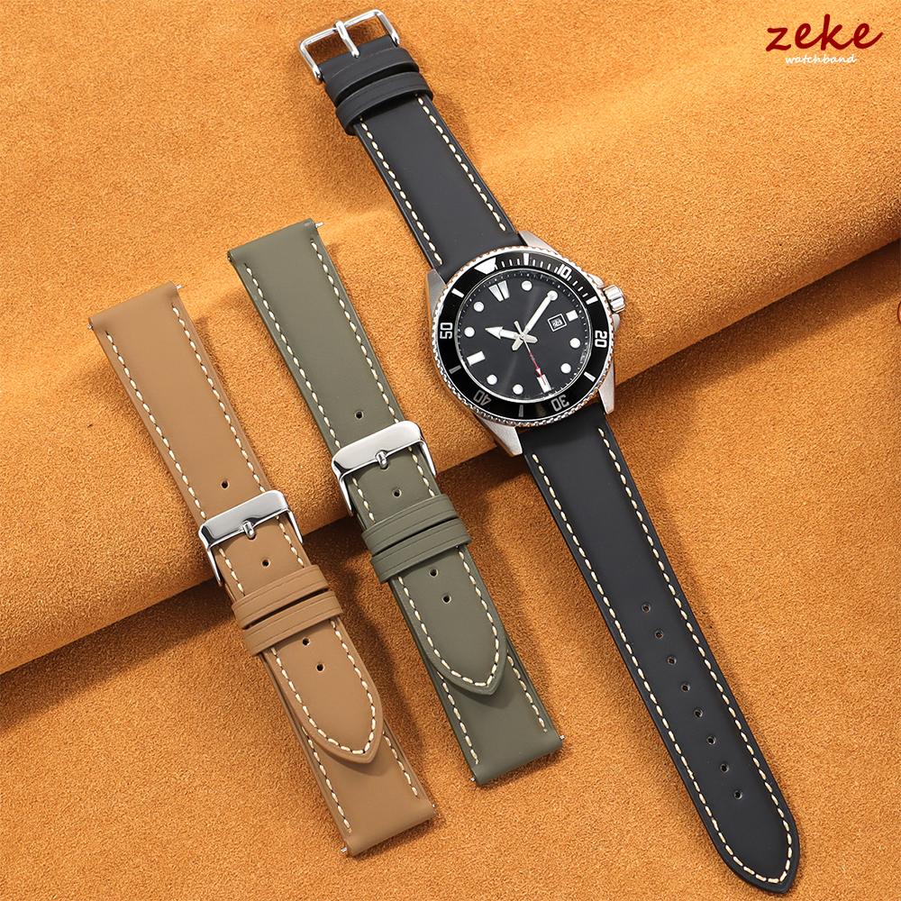 Quick Release Bracelet Genuine Leather Watch Band 18mm 20mm 22mm Vintage Cowhide Straps for Omega for Seiko Universal Wristband