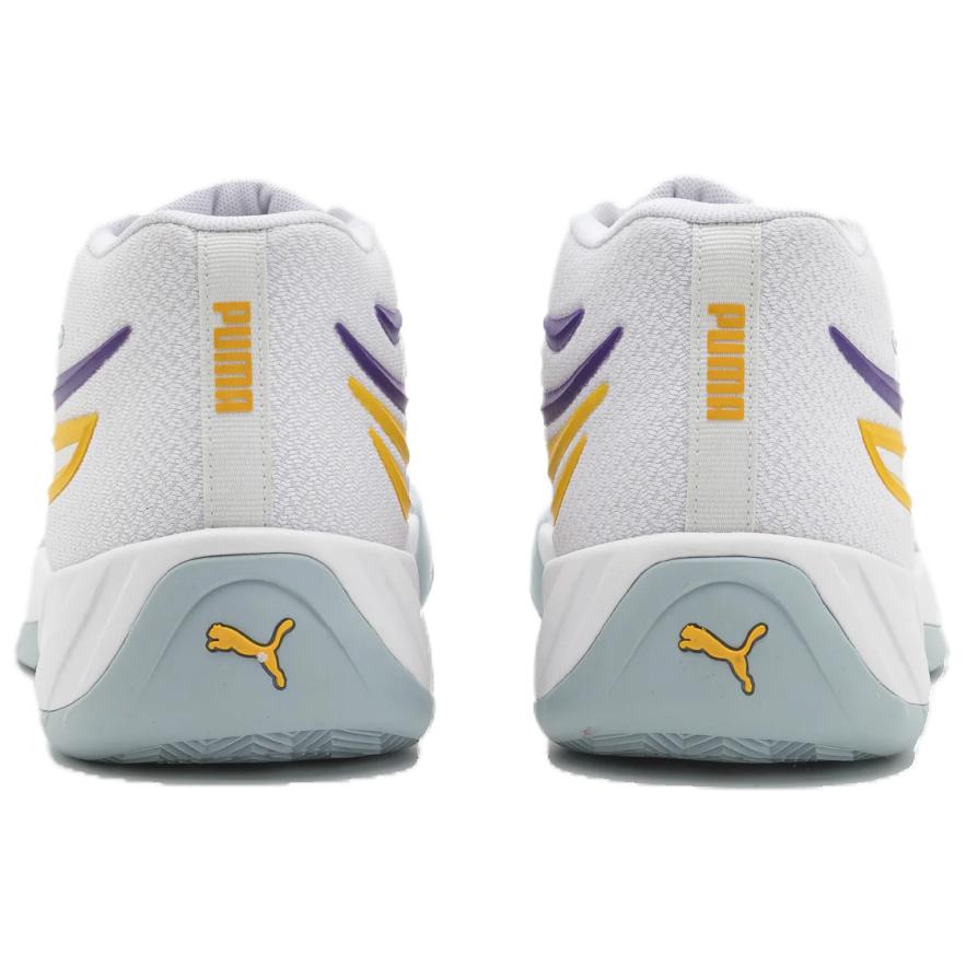 Puma Court Pro Lakers Unisex Sneakers White Yellow-Sizzle Team-Violet 310829-05