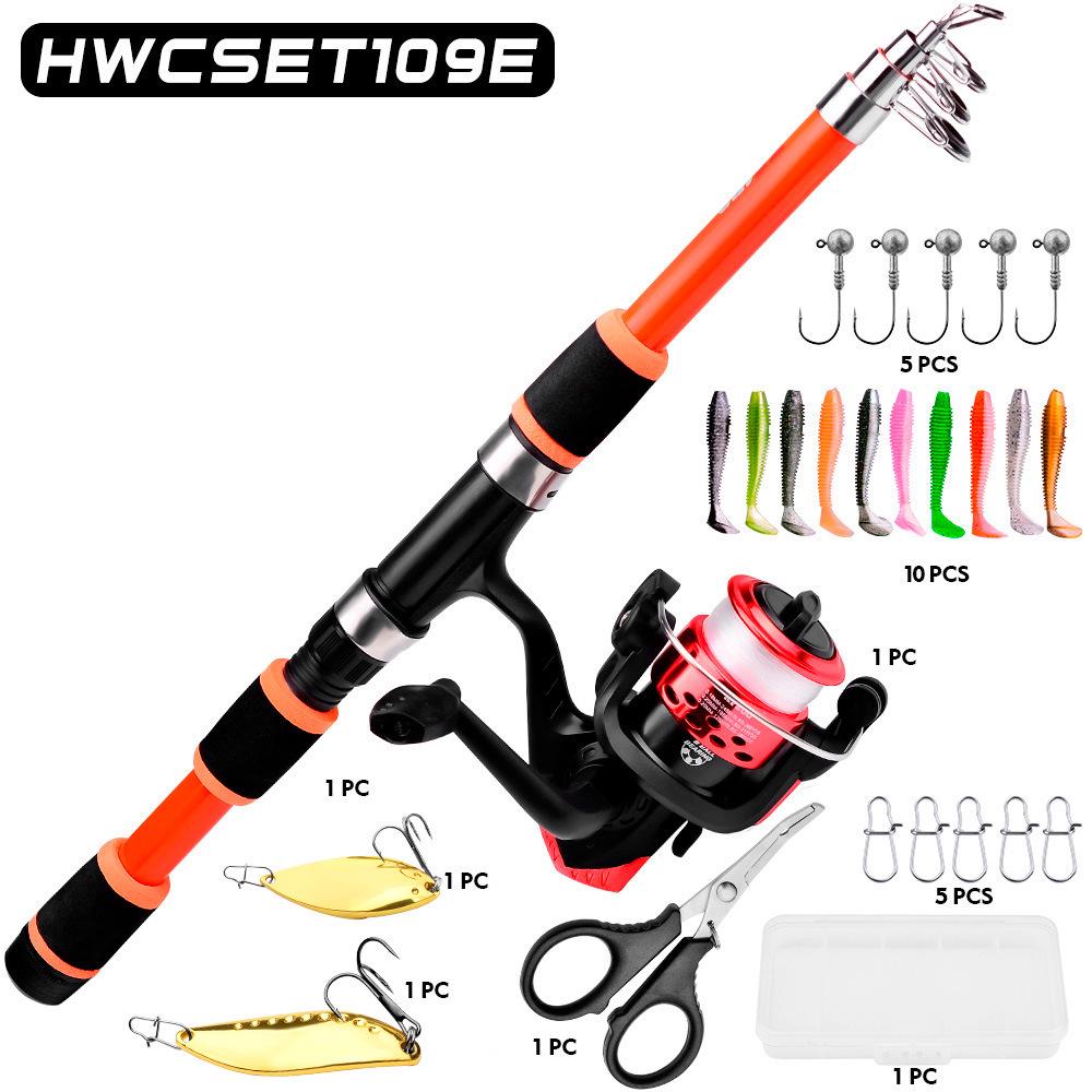 Beginner Long Cast Spinning Sea Fishing Rod & Reel Combo Set (1.5M/1.8M)