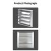 Exterior Wall Air Vent Cover Cap Duct Grill Square Vents Extractor Ventilation Cover Stainless Steel Air Vent Duct Grill