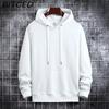 BITCED Autumn Thin Hooded Printed Sweatshirt Trendy Fashion Men's Casual Comfortable Pullover Top