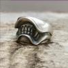Adjustable Open Finger Ring Men Women Punk Hip Hop Style Plated Cartoon Expression Design