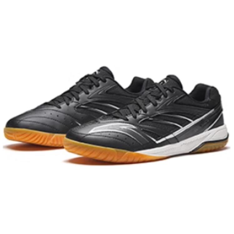 Anta Wing Table Tennis Badminton Shock Absorbing Wear Resistant Non Slip Low Top Training Shoes Men Sneaker Black Gray 412510961-3