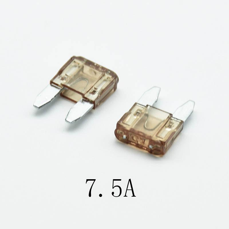 20pcs 5A 7.5A 10A 15A 20A 25 30A AMP Set For Auto Car Truck Safety Fuse Mini Blade Fuse Zinc Alloy and Plastic Material Fuses4