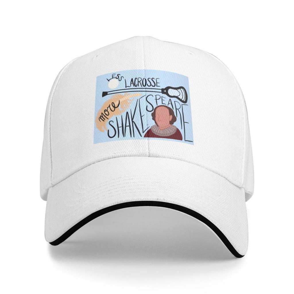 Less Lacrosse More Shakespeare Baseball Cap Hat Man For The Sun Military Tactical Fashionable Wild Ball S Women Mens