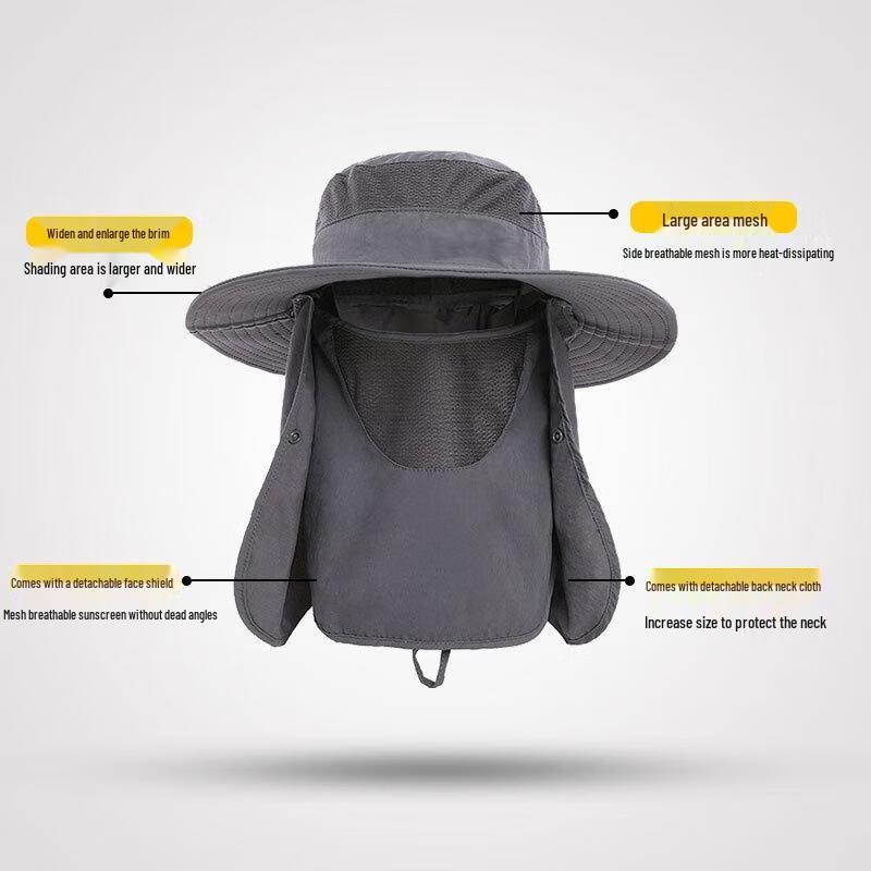 Unisex Outdoor UV Protection Fishing Sun Hat
