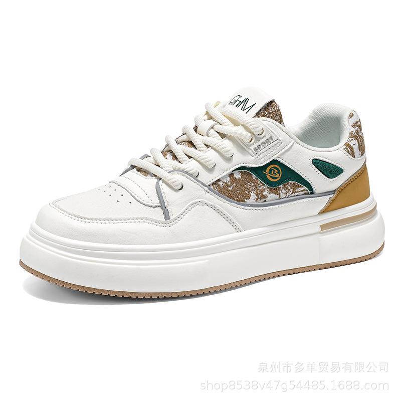 

Роскошные высококачественные низкие кеды на толстой подошве, легкие и удобные, в ретро-стиле, студенческие, универсальные, модные, трендовые, повседневные мужские туфли 44