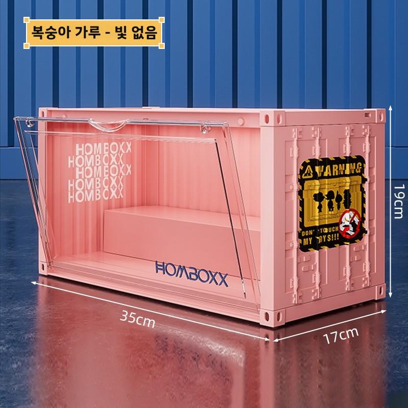 

Illuminated Container Blind Box Organizer Dustproof Toys Display Box Nendoroid Magnetic Display Stand Collectibles Display