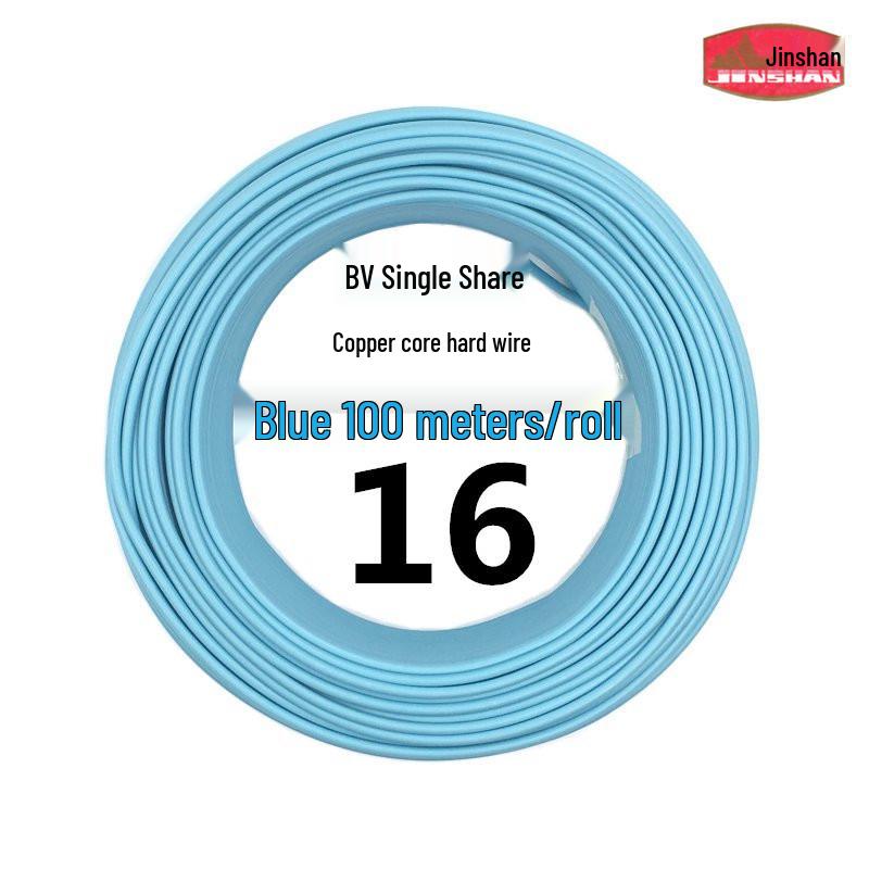 Jinshan 2.5 Sq Mm Copper Core BV1.5/4/6 Single-Strand Flame Retardant Cable