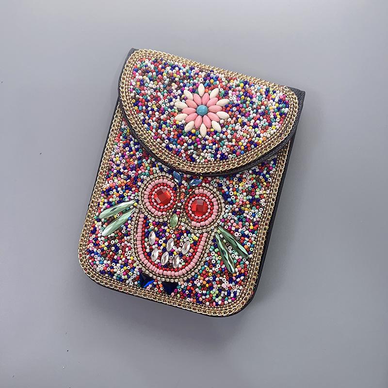 Boho Vintage Veske - Flerroms premium tekstur myk moteriktig allsidig håndlaget dusk risperler