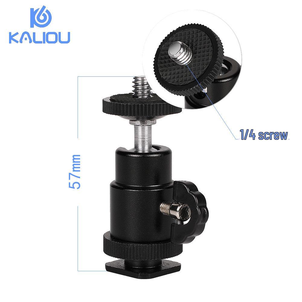 Universal 360° Rotating Metal Ball Head for Tripod & Light Stand