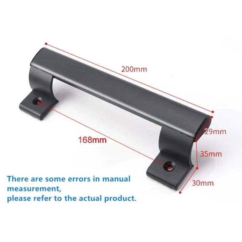 8 Inch Glass Door Pull Handle for Patio Doors Universal Right/Left,Aluminum Alloy Sliding Door Handles Furniture Cabinet Handle