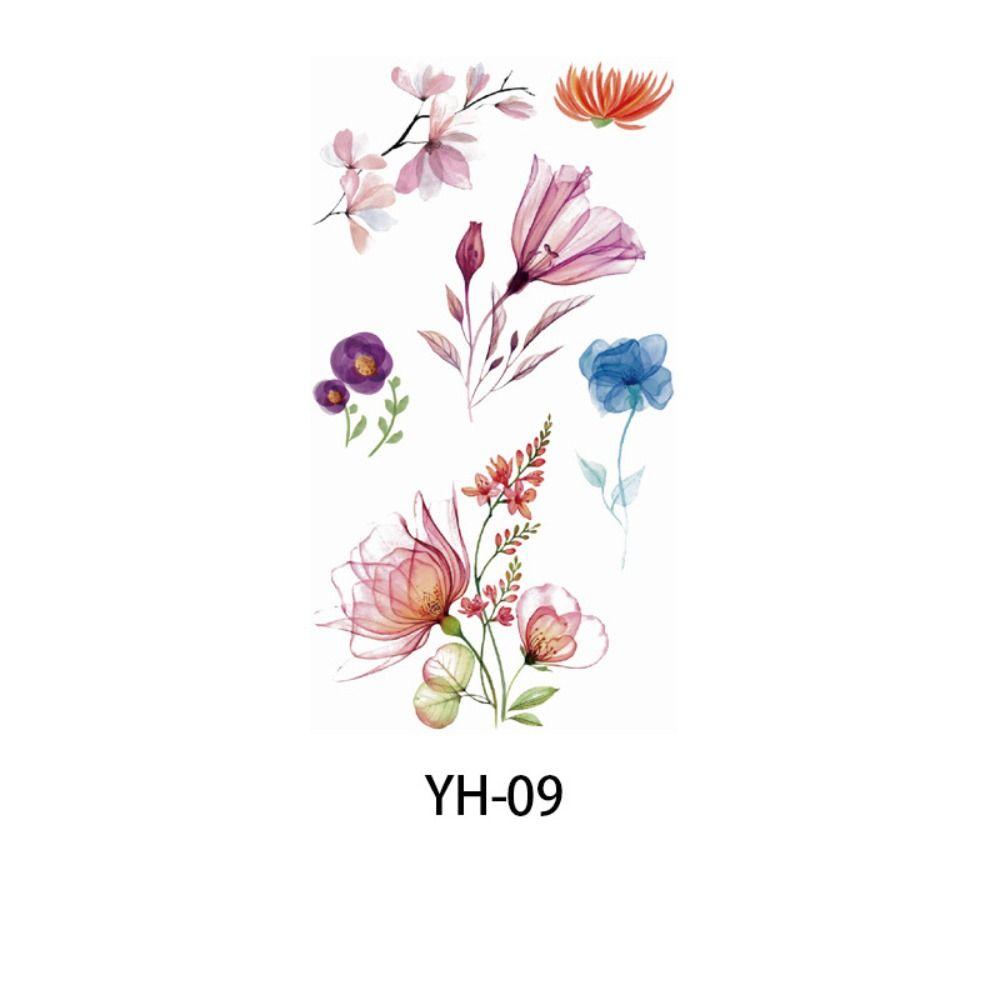 Waterproof Temporary Tattoo Sticker Anti Sweat Petal Tattoo Sticker  Chest