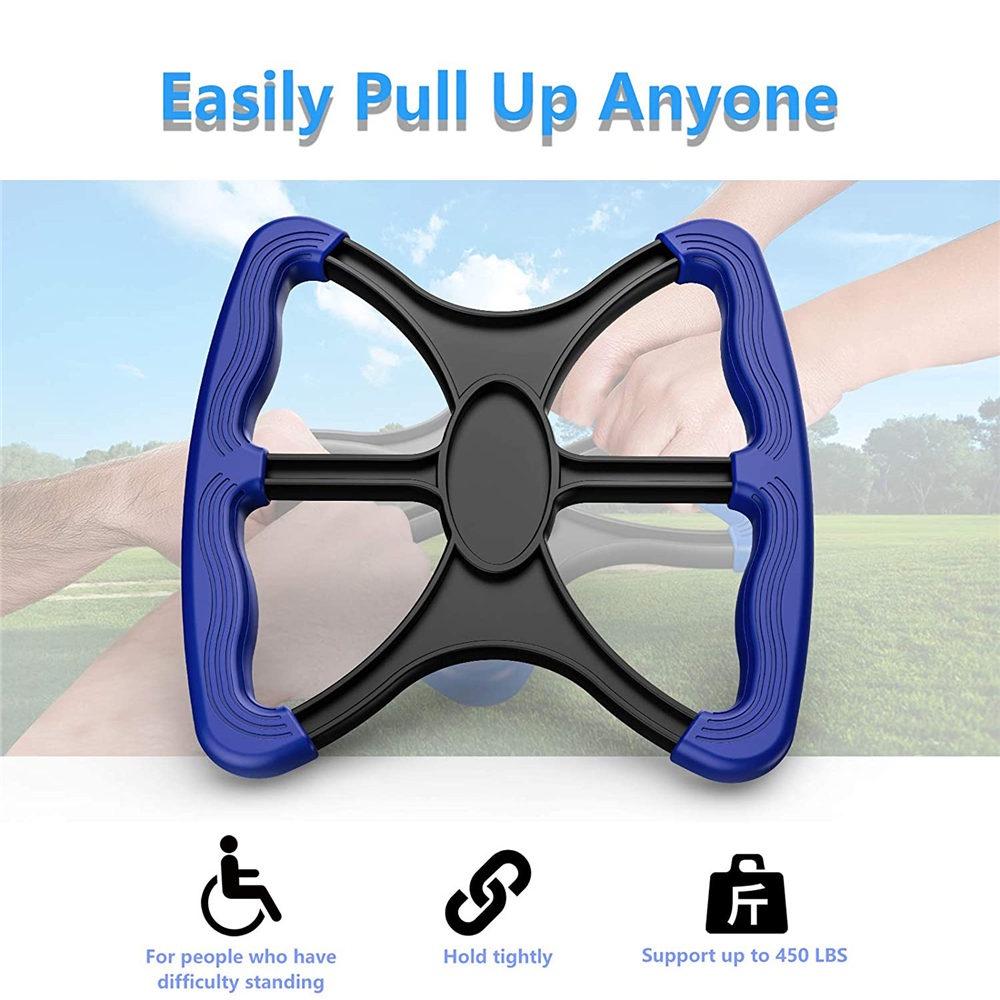 Standing Aid-Handicap Bar with No-Slip Grip Handles, Portable Lift Aid To Transfer Elderly, Senior, Bariatric, Patient Disabled Assists Caregiver