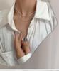 Korean Retro Starry Sparkle Necklace: Women's Temperament Clavicle and Snake Bone Chain Jewelry