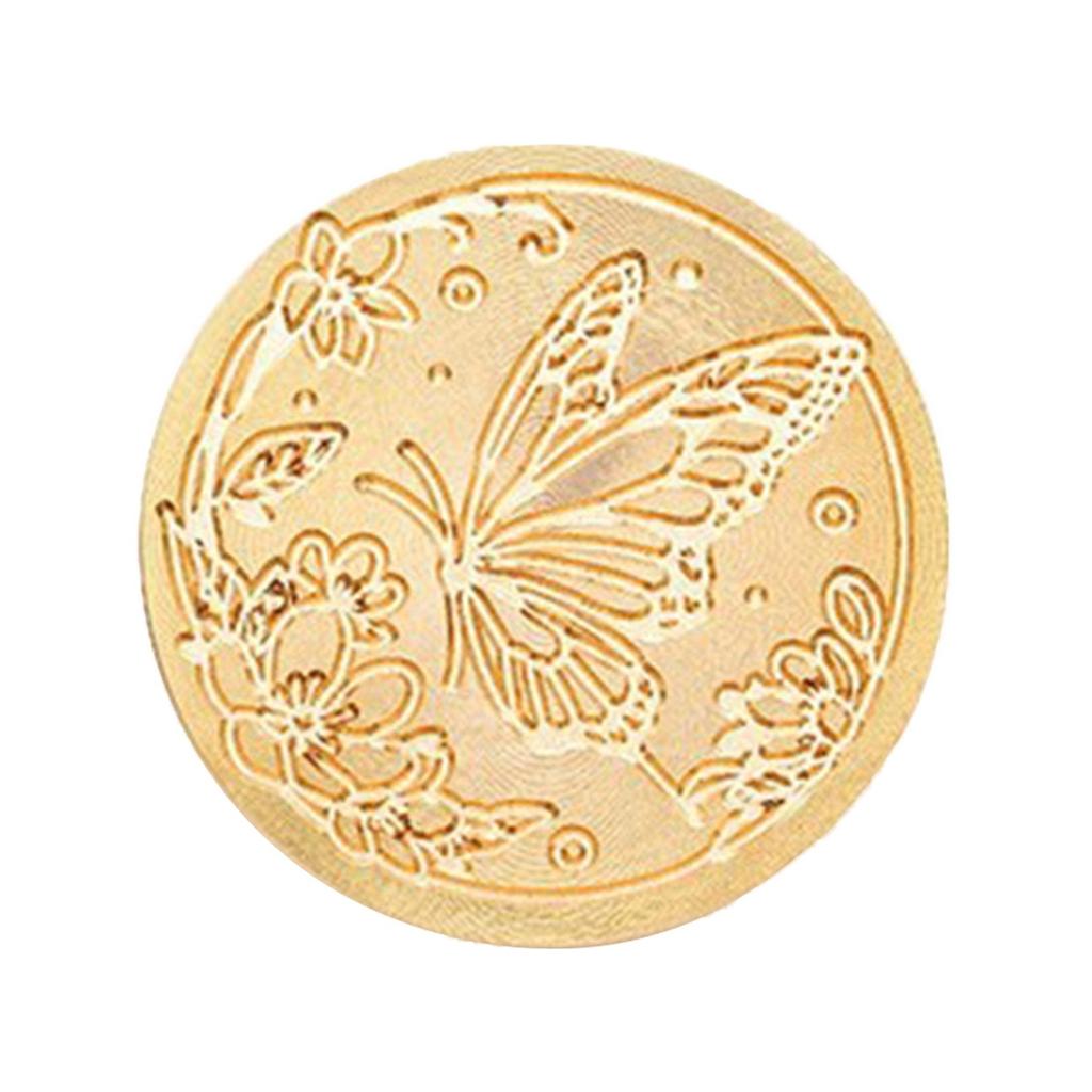 Butterfly Wax Seal Vintage Craft Sealing Head For Cards Envelopes Wedding Invitations Gift Packaging Scrapbooking