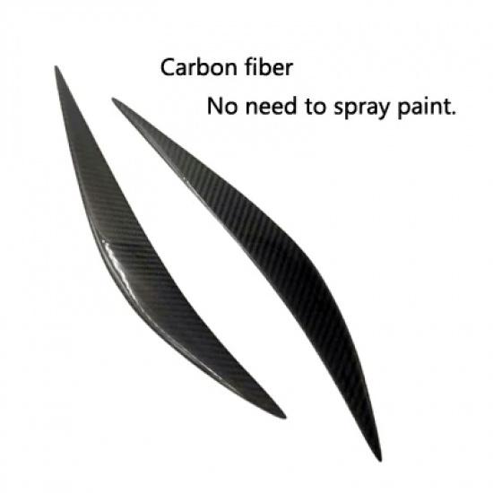 Carbon Fiber Headlights Eyebrows Eyelids Stickers For BMW F32 F33 F36 F80 F82 M4 Front Headlamp Eyebrow 420i 428i 425i 430i 435i