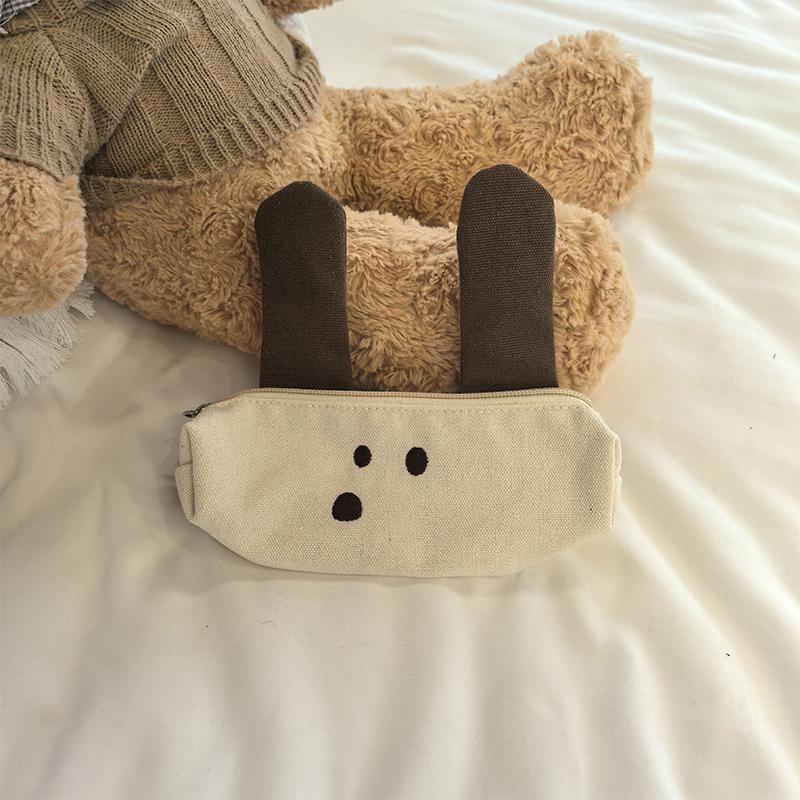 

Милая собачка сумка для карандашей на молнии креативный большой вместительный канцелярский чехол многофункциональная холщовая сумка для хранения школьная сумка для канцелярских принадлежностей