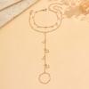 2pcs Golden Layered Bracelet with Moon Star Charms Dream Style Women's Daily & Casual Wear for Women Ideal Birthday & Best Friend Gift