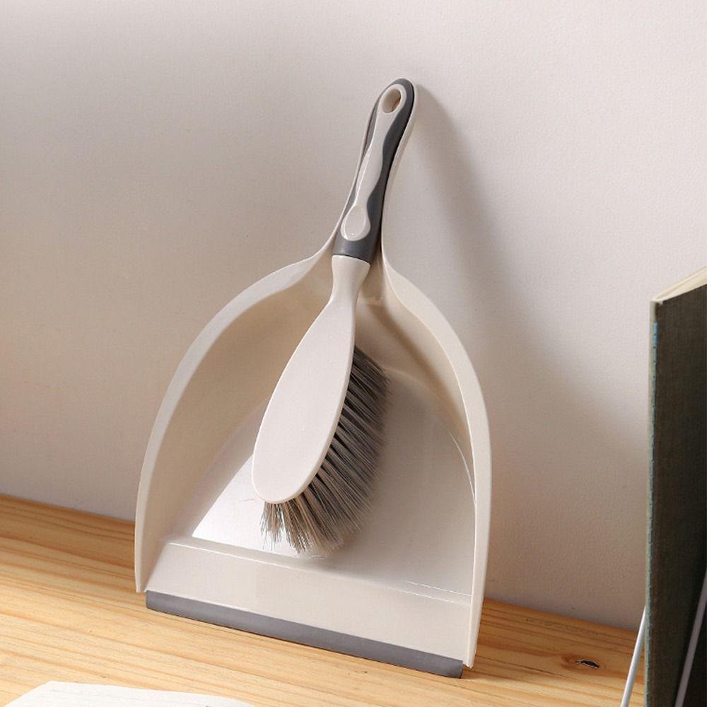 Handheld Mini Dustpan and Brush Set Flexible Handheld Sweeping Brush Keyboard Cleaning