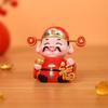 Feng Shui Wealth God Turning Fortune Resin Craft For Housewarming And Business Success