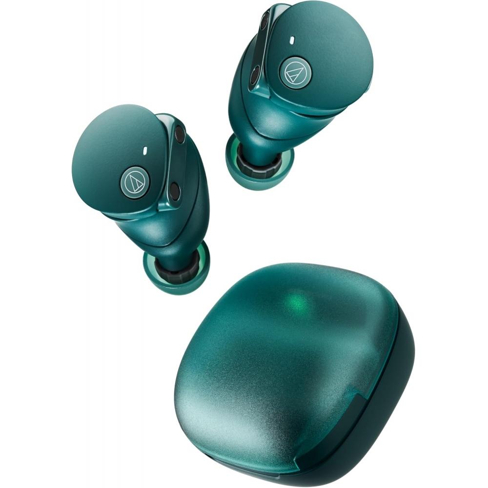 Audio Technica Wireless Earbuds Bluetooth Ip55 Waterproof 65 Hours Playtime Ath 
