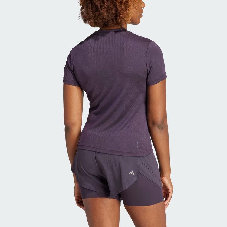 Adidas Airchill Hiit Training T-Shirt Women Tops Aurora-Black IP9658