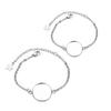 5 Stück Edelstahl Cabochon Armband Basis Passend für 12-20mm Runde Leere Fassung für Schmuckherstellung DIY Armbänder Zubehör