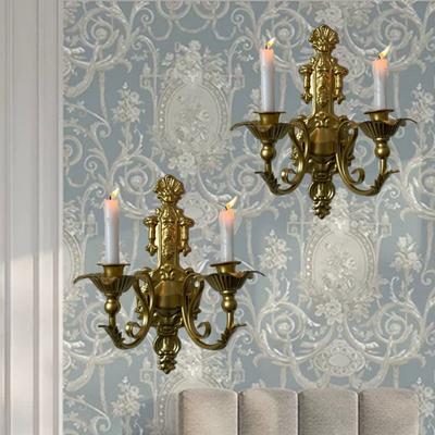 Metal Wall Candle Sconces Candelabra Wall Decorations Ideal for Stick Candles for Bedroom Table Centerpieces Living Room Home